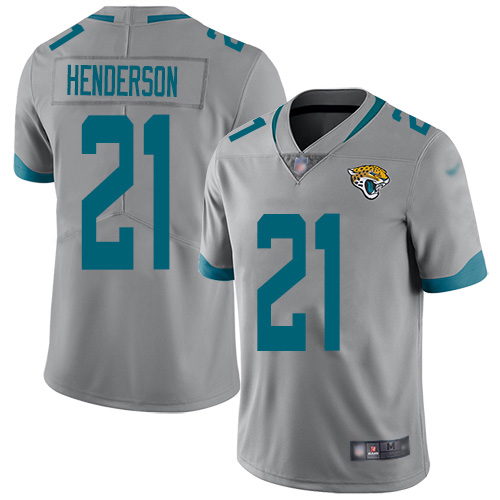 Jacksonville Jaguars #21 C.J. Henderson Silver Youth Stitched NFL Limited Inverted Legend Jersey->youth nfl jersey->Youth Jersey
